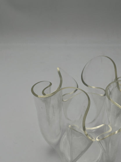 Vase mouchoir, Guzzini, Luigi Massoni, Italie, 70s