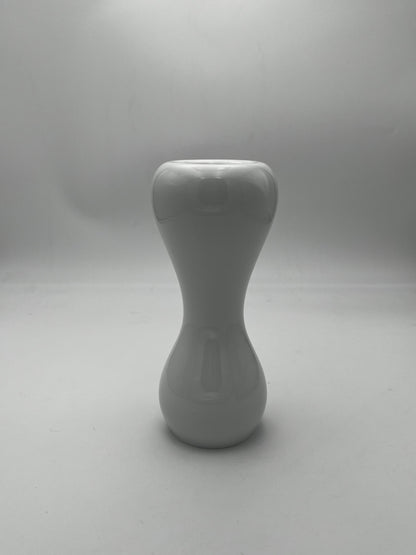 Vase sablier Blanc Studio-linie, Emmanuel Babled, Allemagne, 90s