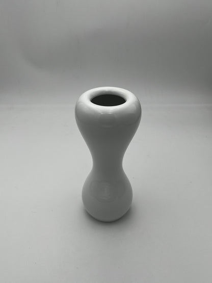 Vase sablier Blanc Studio-linie, Emmanuel Babled, Allemagne, 90s