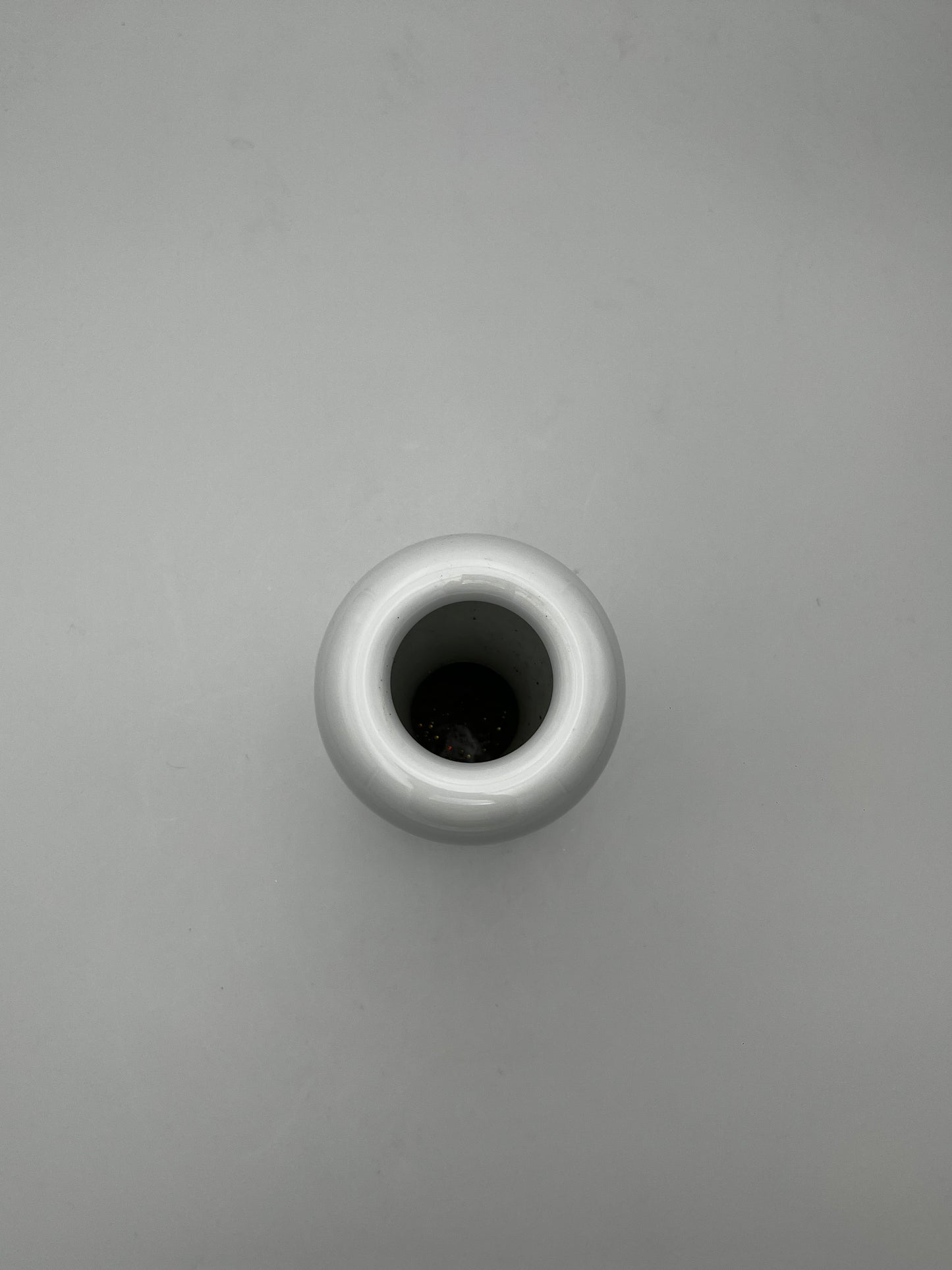 Vase sablier Blanc Studio-linie, Emmanuel Babled, Allemagne, 90s