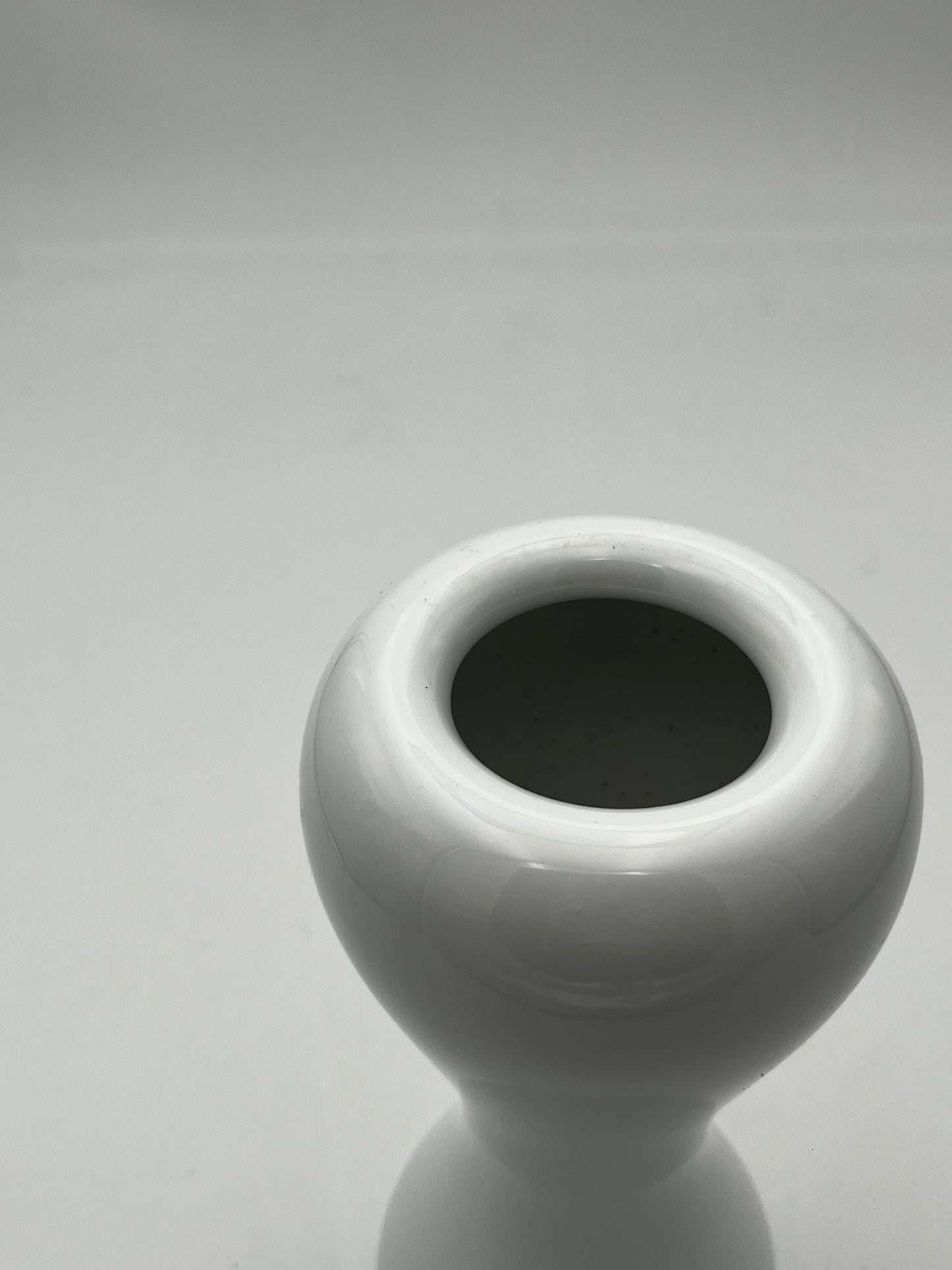 Vase sablier Blanc Studio-linie, Emmanuel Babled, Allemagne, 90s