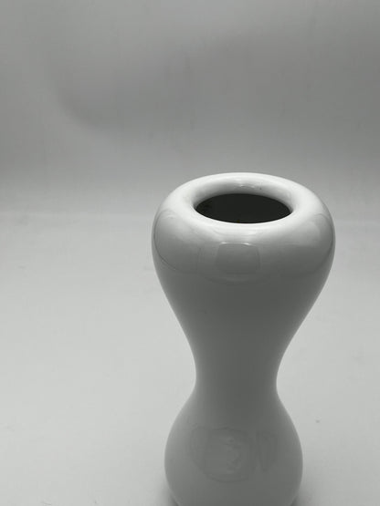 Vase sablier Blanc Studio-linie, Emmanuel Babled, Allemagne, 90s