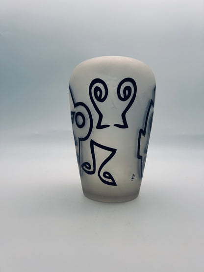 Vase figuratif pop Yves Blayo, 2000s