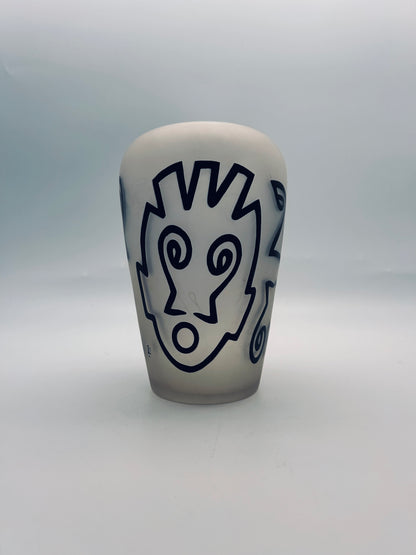 Vase figuratif pop Yves Blayo, 2000s