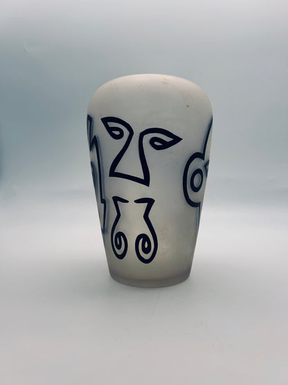 Vase figuratif pop Yves Blayo, 2000s