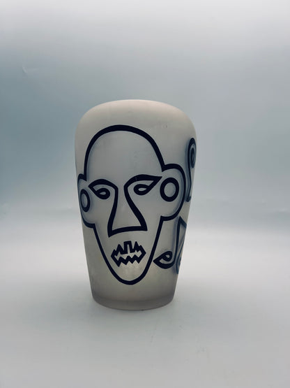 Vase figuratif pop Yves Blayo, 2000s