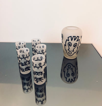 Vase figuratif pop Yves Blayo, 2000s