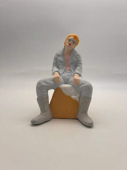 Sculpture, Rocker assis, Italie, 80s