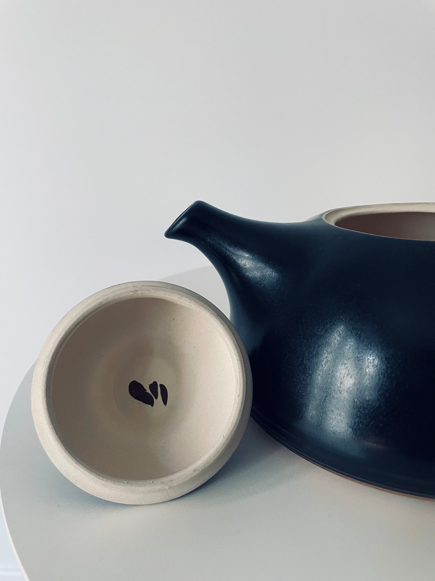 Théière et bols en céramique, Franco Bucci, Laboratorio Pesaro, 70s