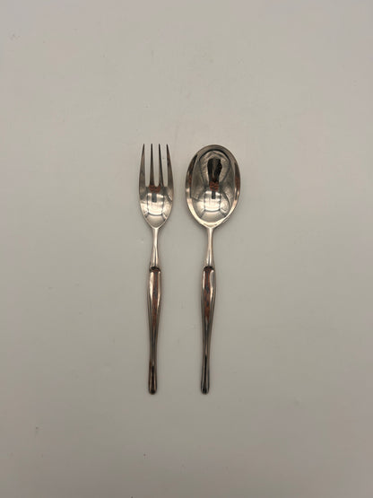 Set fourchettes et cuillères à dessert, Duo, Tapio  Wirkkala, Christofle, 70s
