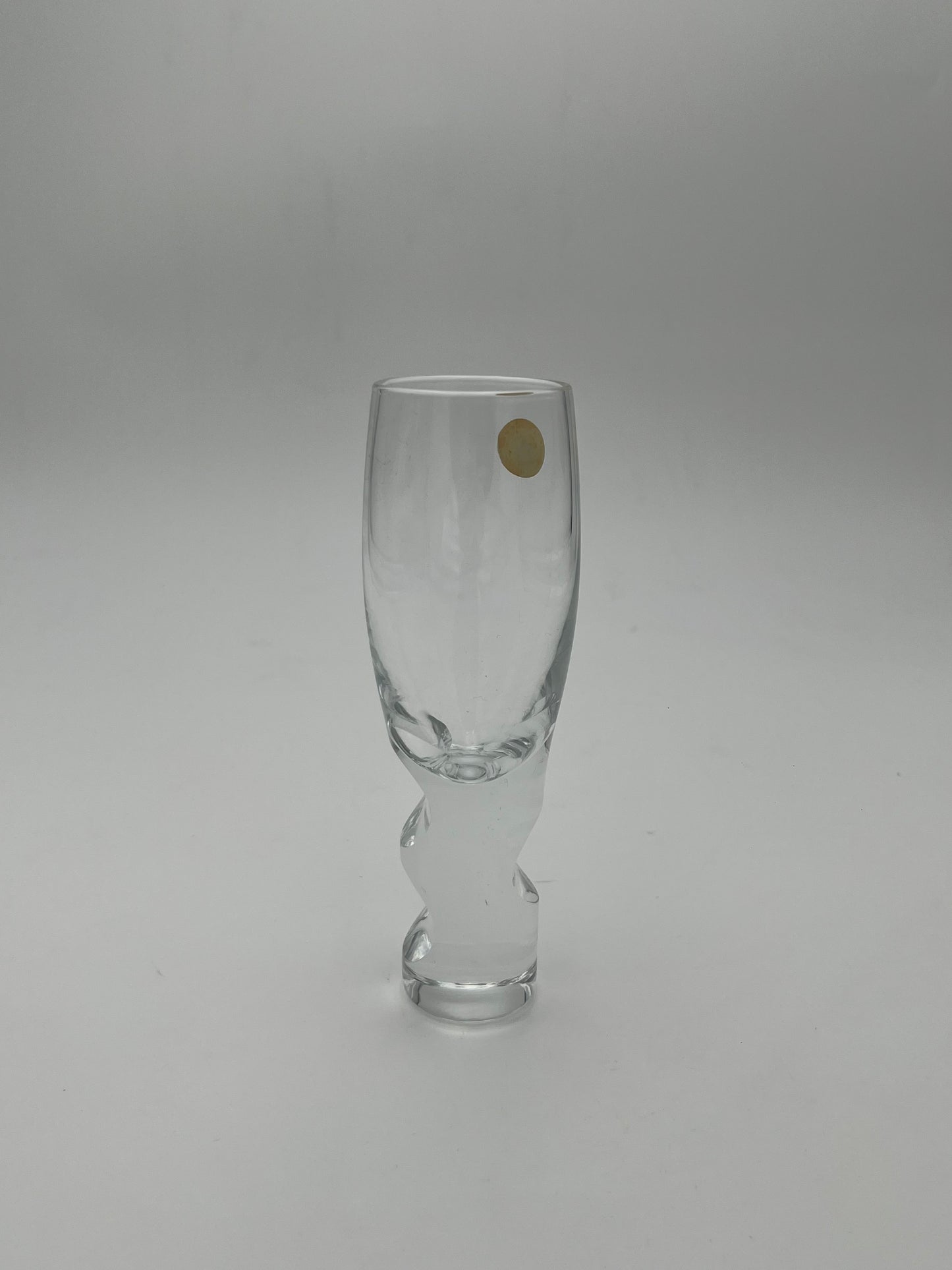 Verres modernistes vintage, cristal, VAV, Allemagne, 70s