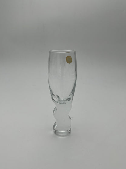 Verres modernistes vintage, cristal, VAV, Allemagne, 70s