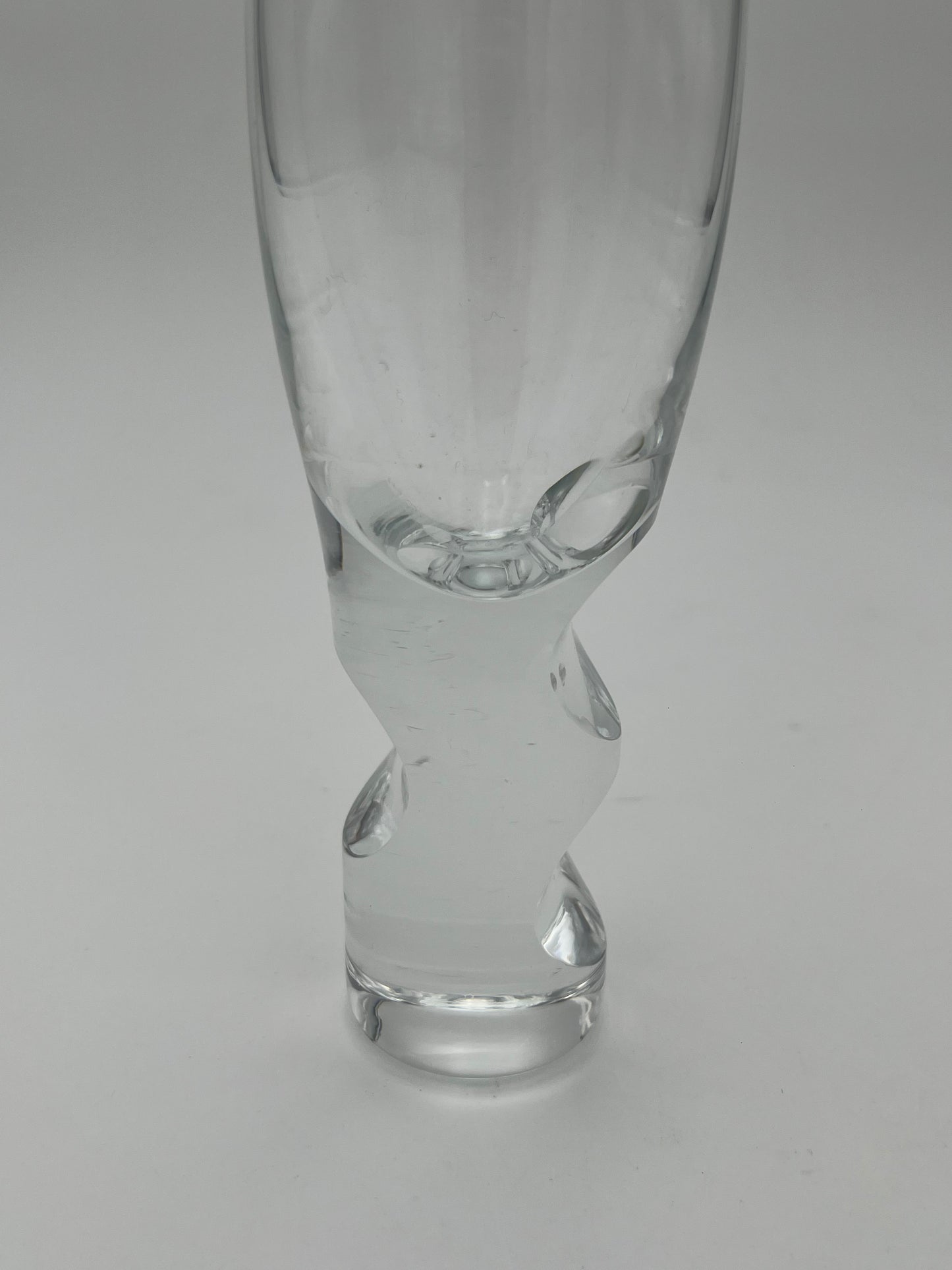 Verres modernistes vintage, cristal, VAV, Allemagne, 70s
