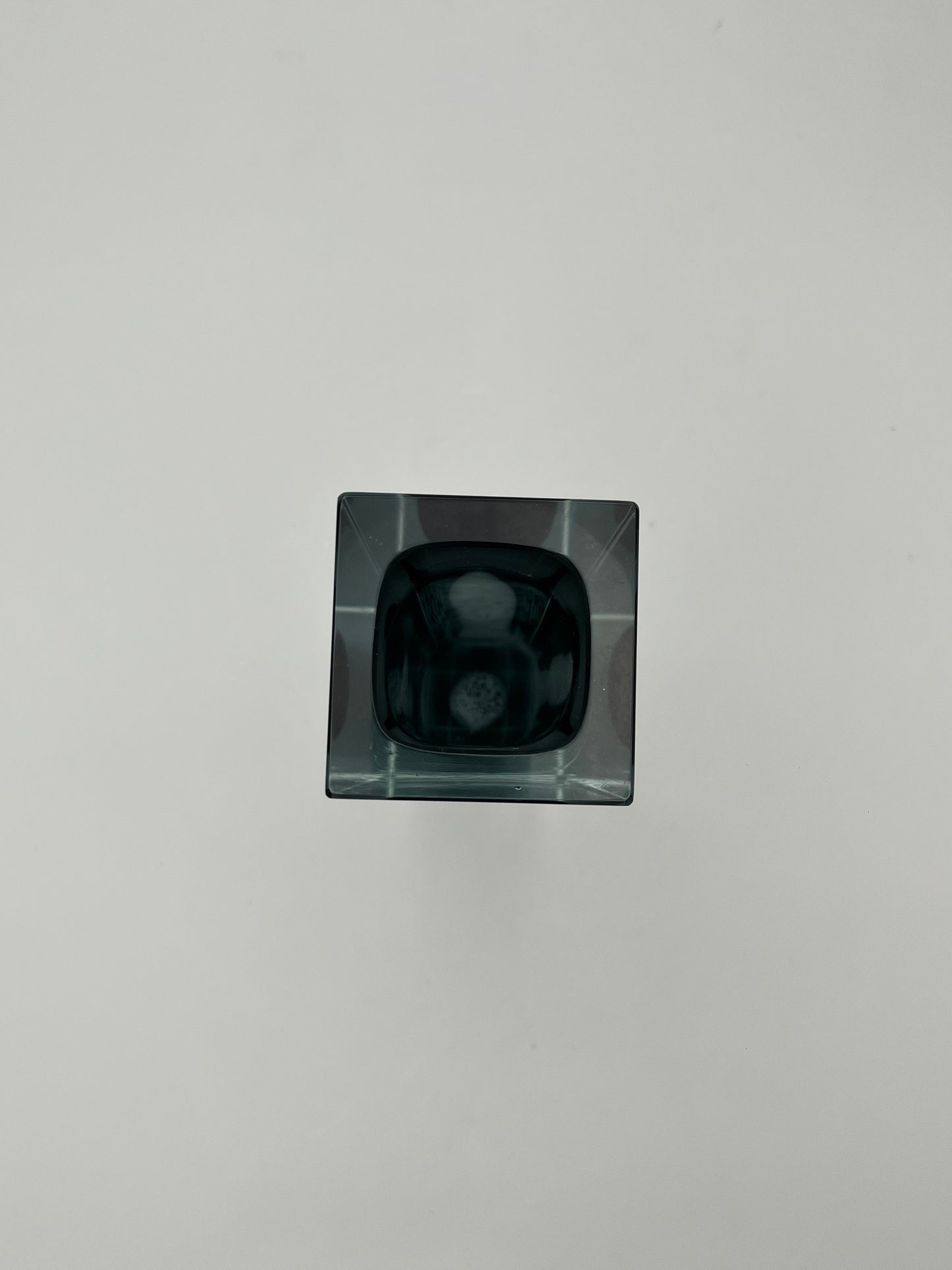 Vase Rectangulaire murano sommerso,Flavio Poli, Luigi Mandruzzato, Italie, 70s