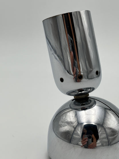 Spot, applique murale POLLUX, inox vintage, Ingo Maurer, Design M, 1960s