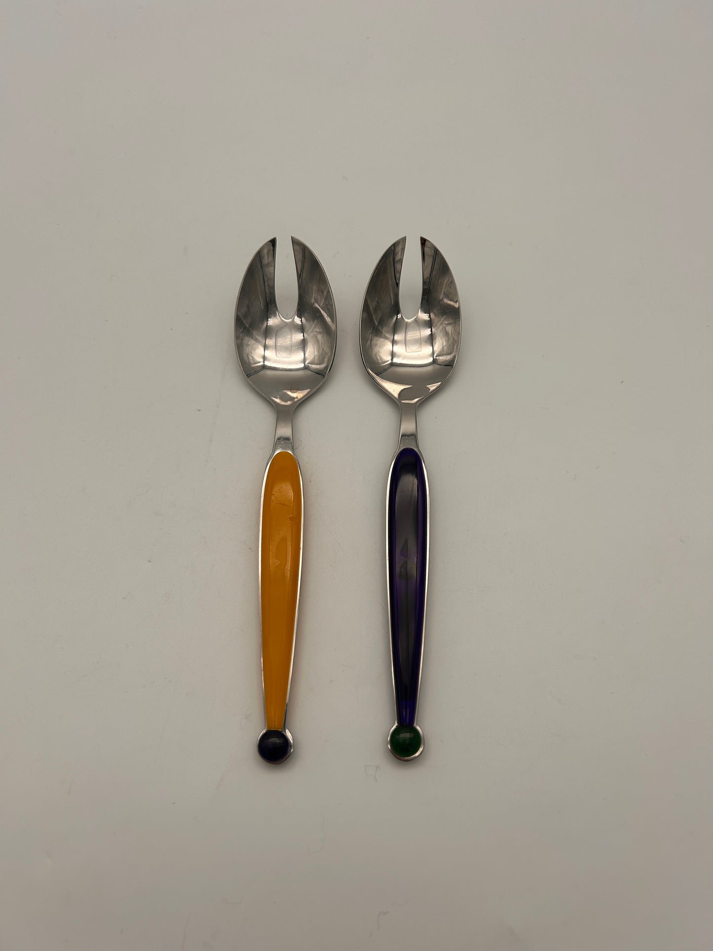 Couverts à salade ligne Fantasia par Matteo Thun, WMF 90s