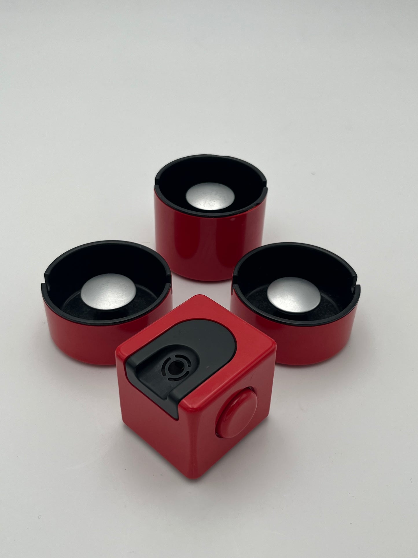 Cendriers et Briquet de Table 'Domino Set' Braun, D.Rams, 1976