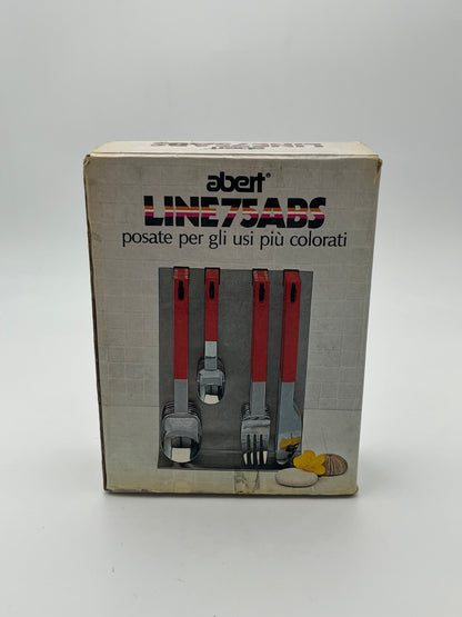 Set Couverts suspendus vert space age, Abert, Italie 70s