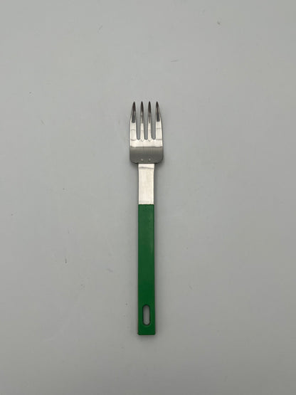 Set Couverts suspendus vert space age, Abert, Italie 70s