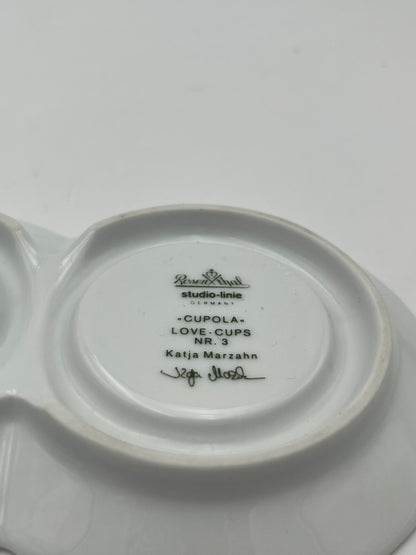 Tasses à Café 'Cupola' Love cups Rosenthal, K. Marzahn, Allemagne, 80s