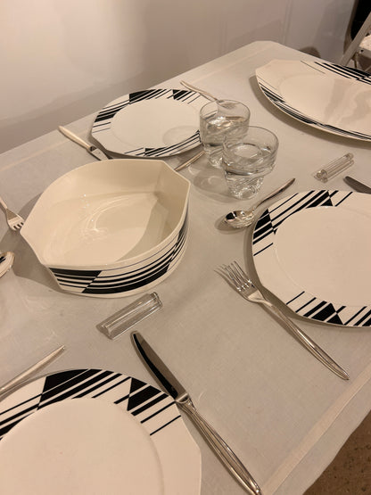 Service Alba géométrique, Villeroy&Bosch,80s