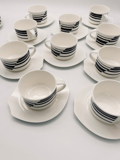 Service Alba géométrique, Villeroy&Bosch,80s