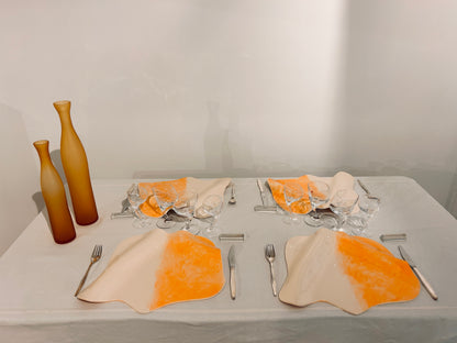 Assiette de présentation Vague, diner "Nanni Moretti"  Festival de Cannes,  Sinicropi, 2012.