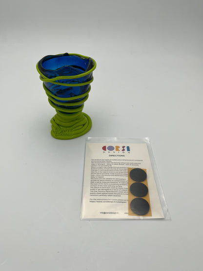 Vase Résine 'Spaghetti' Fish Design, Gaetano Pesce
