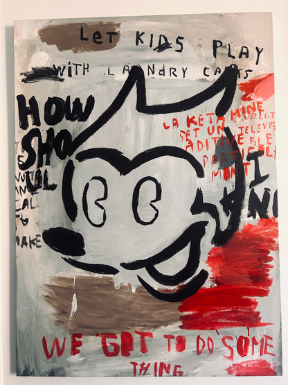 Toile, "Cat", Pax Paloscia, 2000s