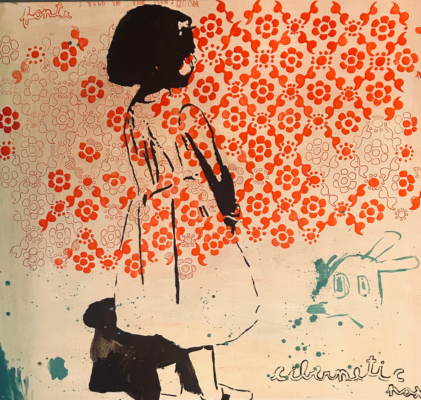 Toile,  «Red Rain», PAX PALOSCIA, 2000s