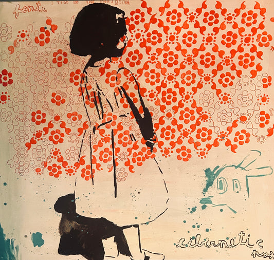Toile,  «Red Rain», PAX PALOSCIA, 2000s