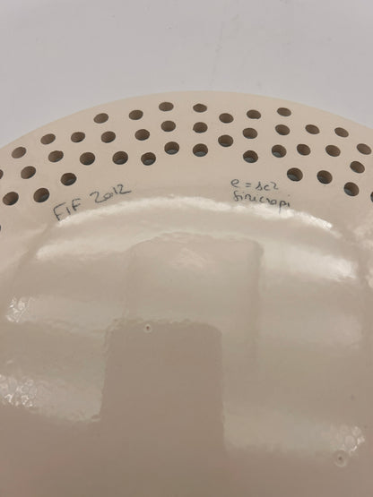 Assiette en céramique "scooter", diner "Nanni Moretti", Festival de Cannes,  Sinicropi, 2012