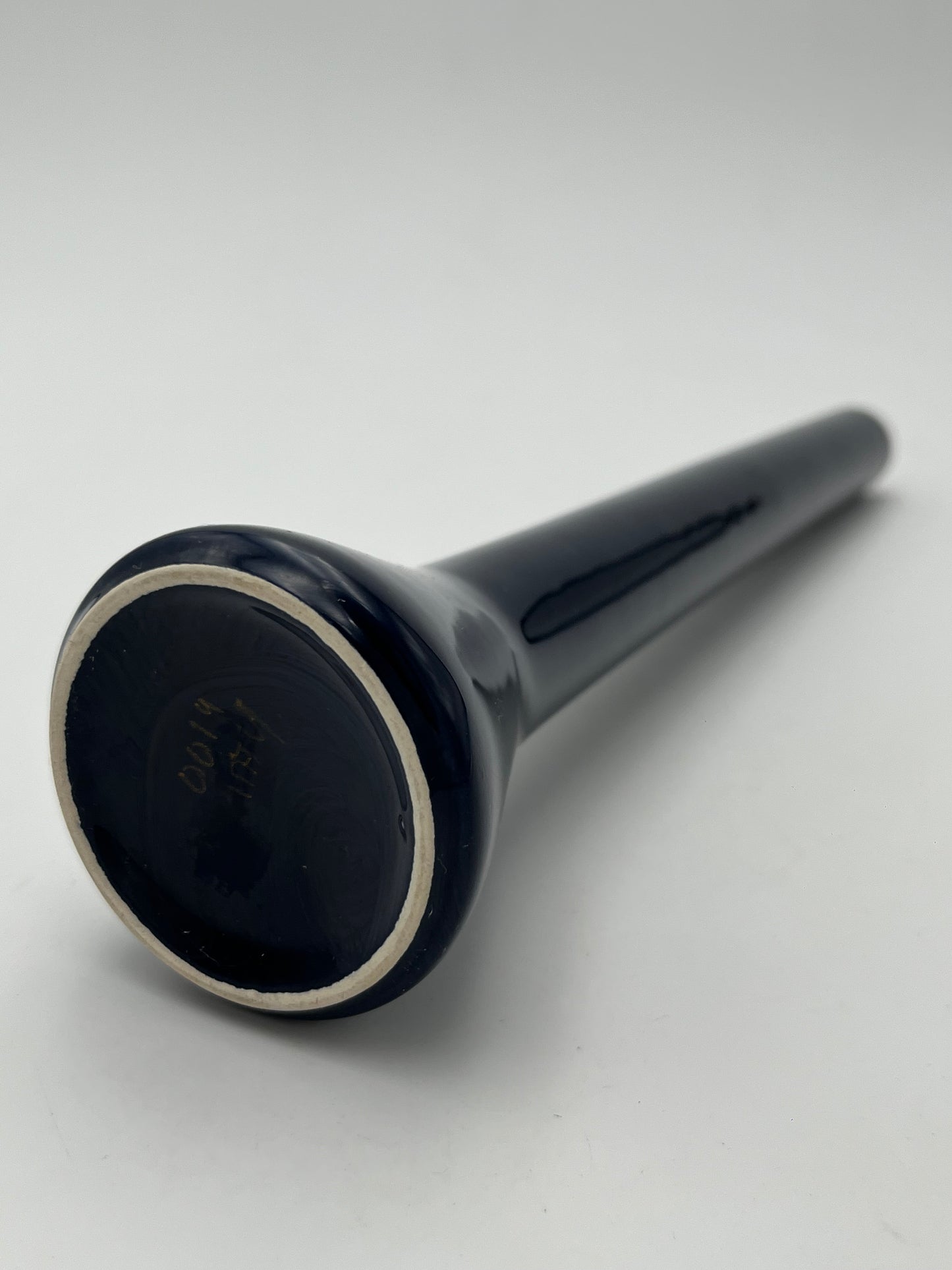 Vase Soliflore Bleu Marine, Sicart Cartigliano, Pino Spagnolo, Italie, 70s