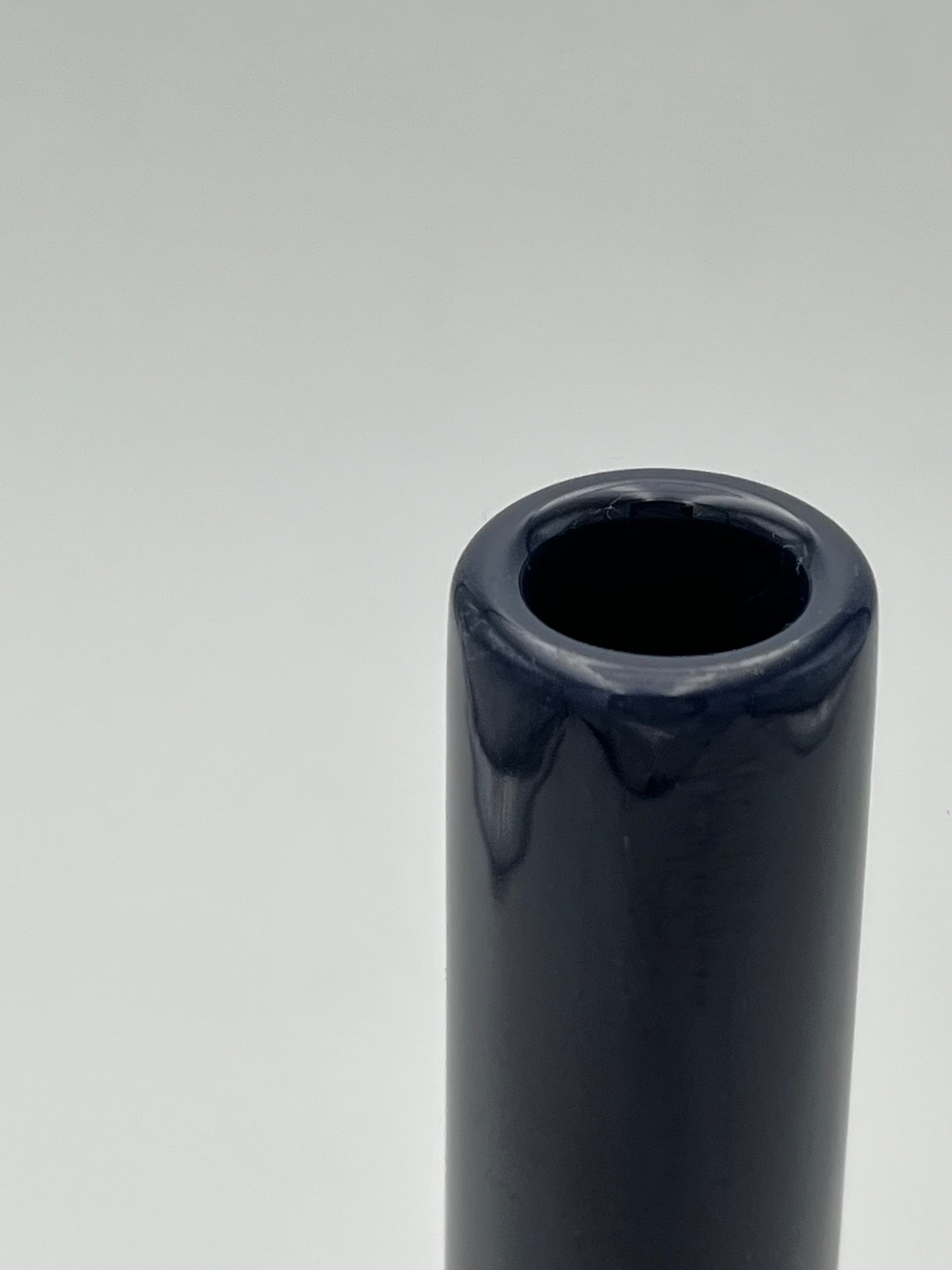 Vase Soliflore Bleu Marine, Sicart Cartigliano, Pino Spagnolo, Italie, 70s