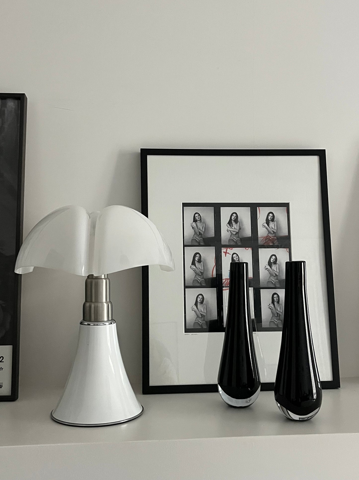 Paire de soliflores en verre de murano, Italie, 2000s