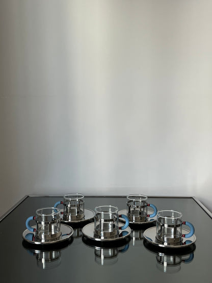 Set tasses à café Alessi par Michael Graves, Italie, 1989