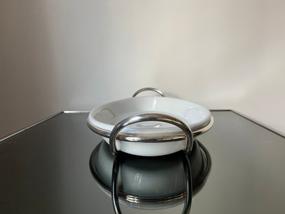 Plat postmoderne ovale, "15 OVALIS", Lino Sabattini, Italie, 70s