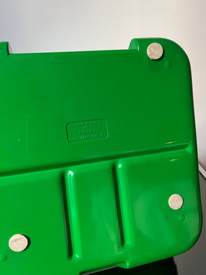 Coffret beauté vert avec miroir par Makio HASUIKE, Gedy, Italie, 70s