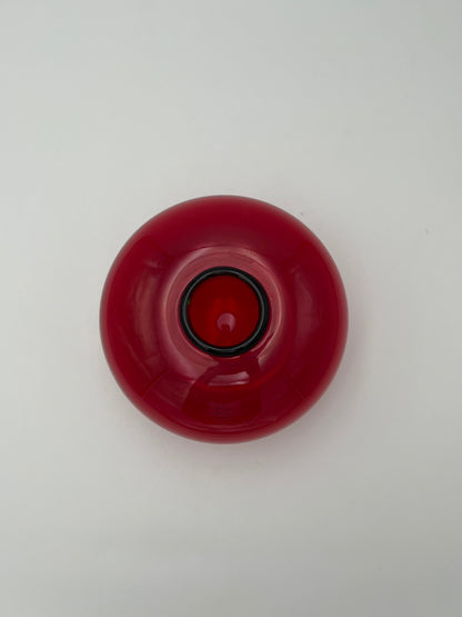 Vase rond 'Red Melon' Salviati, Italie