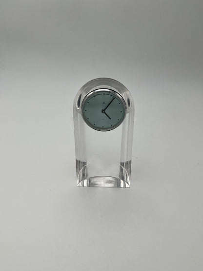 Horloge plexiglas Guzzini, Italie, 60s