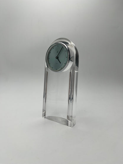 Horloge plexiglas Guzzini, Italie, 60s