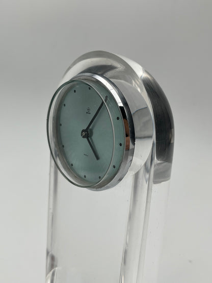 Horloge plexiglas Guzzini, Italie, 60s