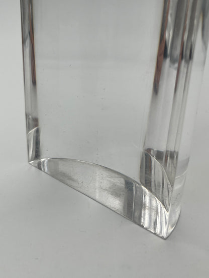 Horloge plexiglas Guzzini, Italie, 60s