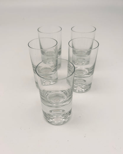 Verres à shot en cristal Tapio Wirkkala Finland, 70s