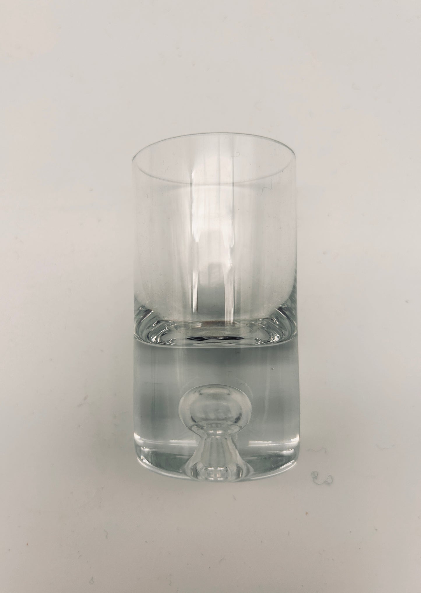 Verres à shot en cristal Tapio Wirkkala Finland, 70s