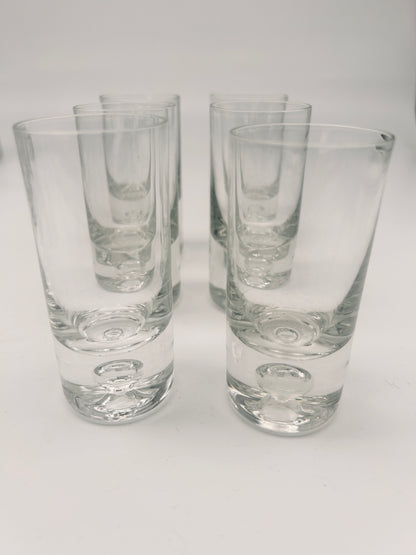 Verres en cristal, Tapio Wirkkala Finland, 70s