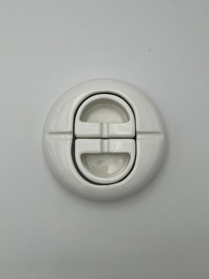 Cendrier céramique 3 pièces Sicart Cartigliano, Italie, 1970s