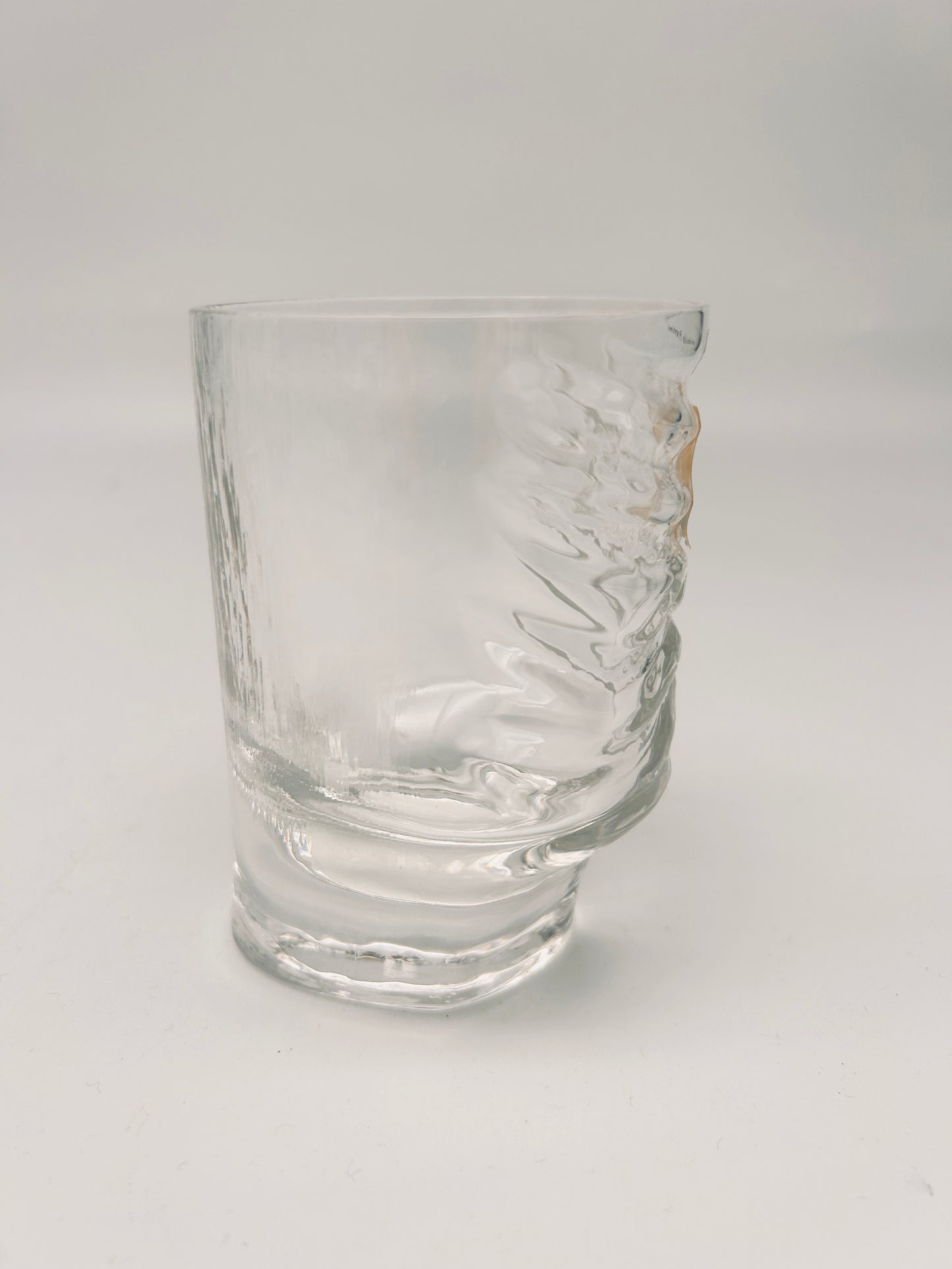Verres à eau en cristal Azteca, Fabio Frontini pour Arnolfo Di Cambio, Italy, 70s