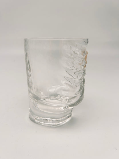 Verres à eau en cristal Azteca, Fabio Frontini pour Arnolfo Di Cambio, Italy, 70s