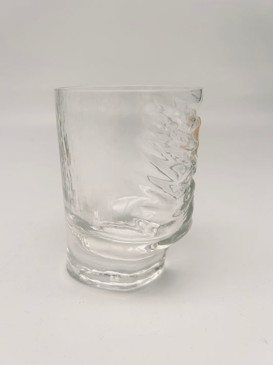 Verres à eau en cristal Azteca, Fabio Frontini pour Arnolfo Di Cambio, Italy, 70s